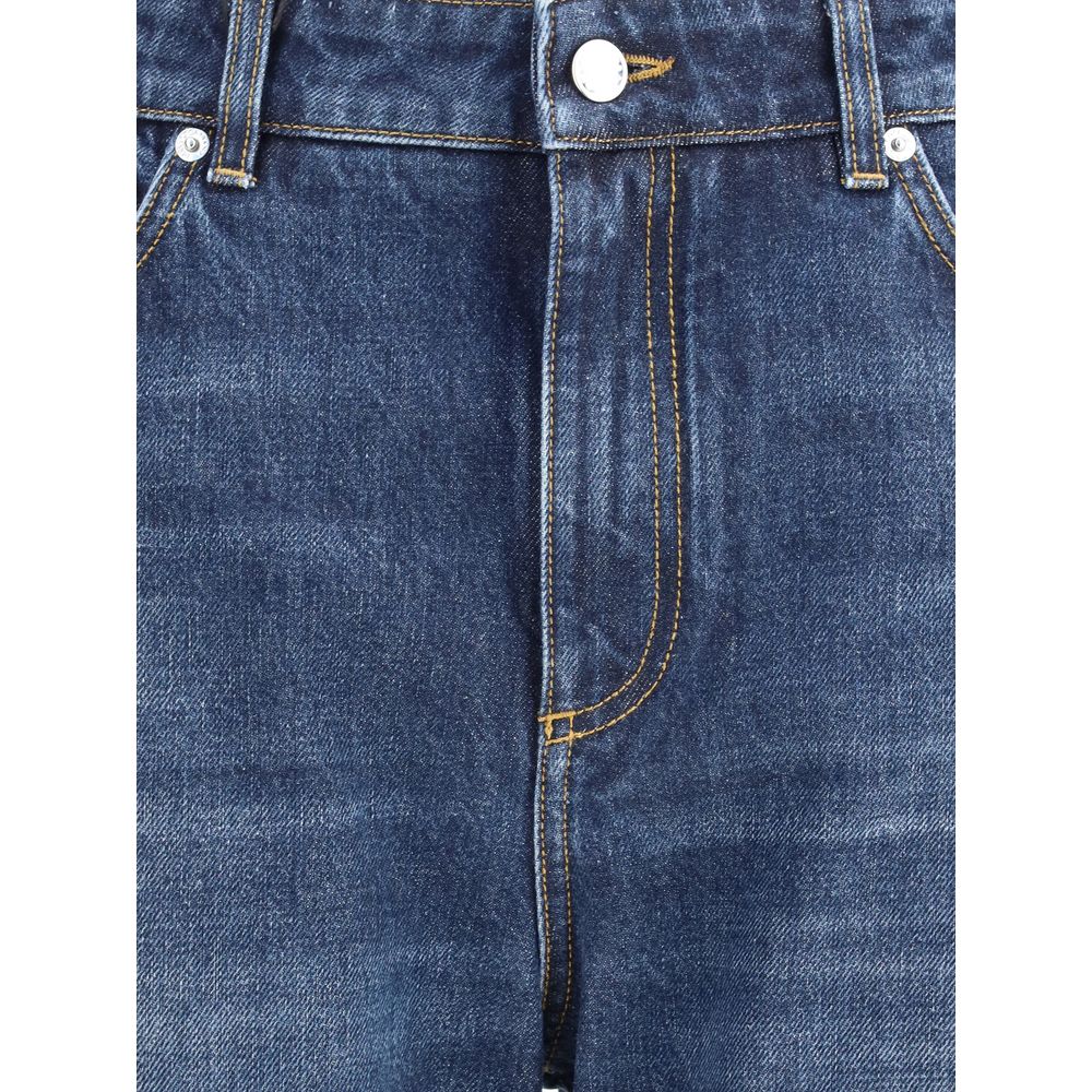 Dolce & Gabbana Blue Cotton Boyfriend Jeans | Regal Royce