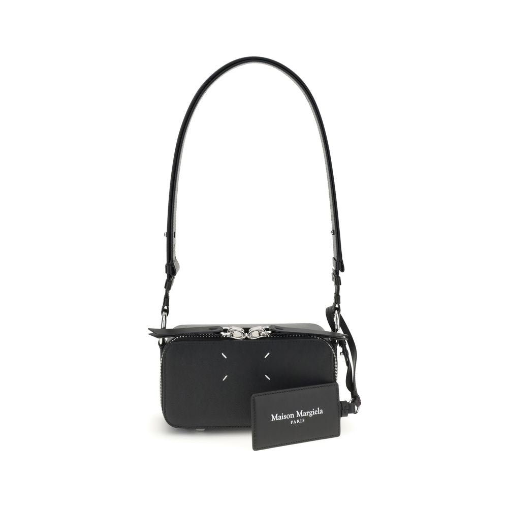 Margiela Black Calf Leather Bos Taurus Shoulder Bag | Regal Royce