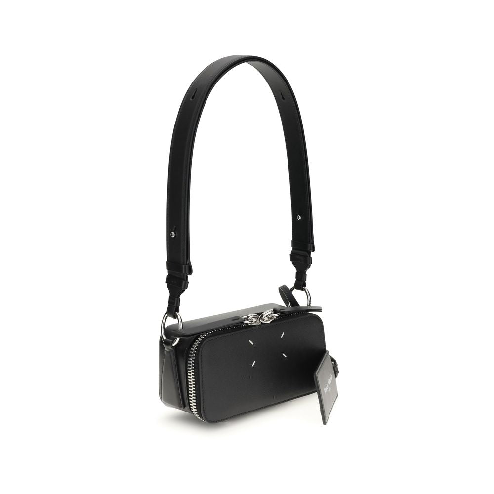 Margiela Black Calf Leather Bos Taurus Shoulder Bag | Regal Royce