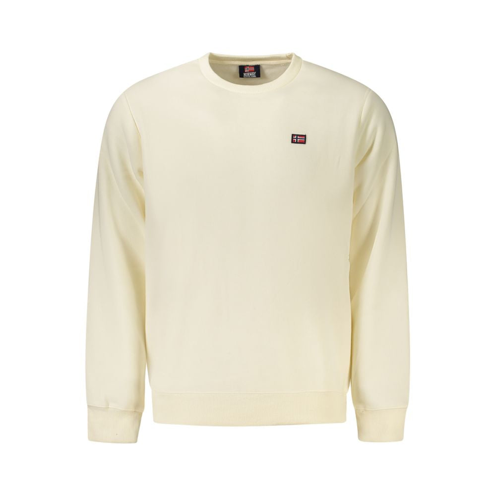 Norway 1963 White Cotton Men Sweatshirt | Regal Royce