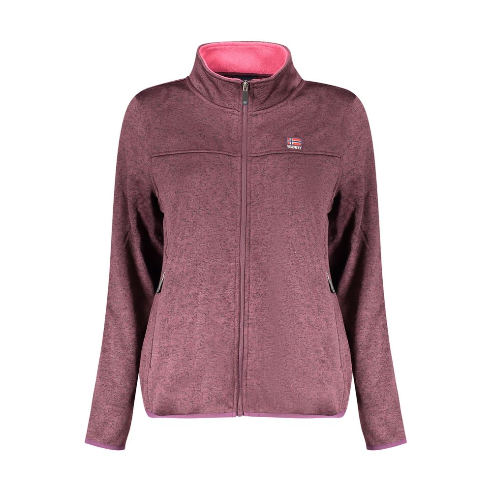 Norway 1963 Purple Polyester Women Sweatshirt | Regal Royce