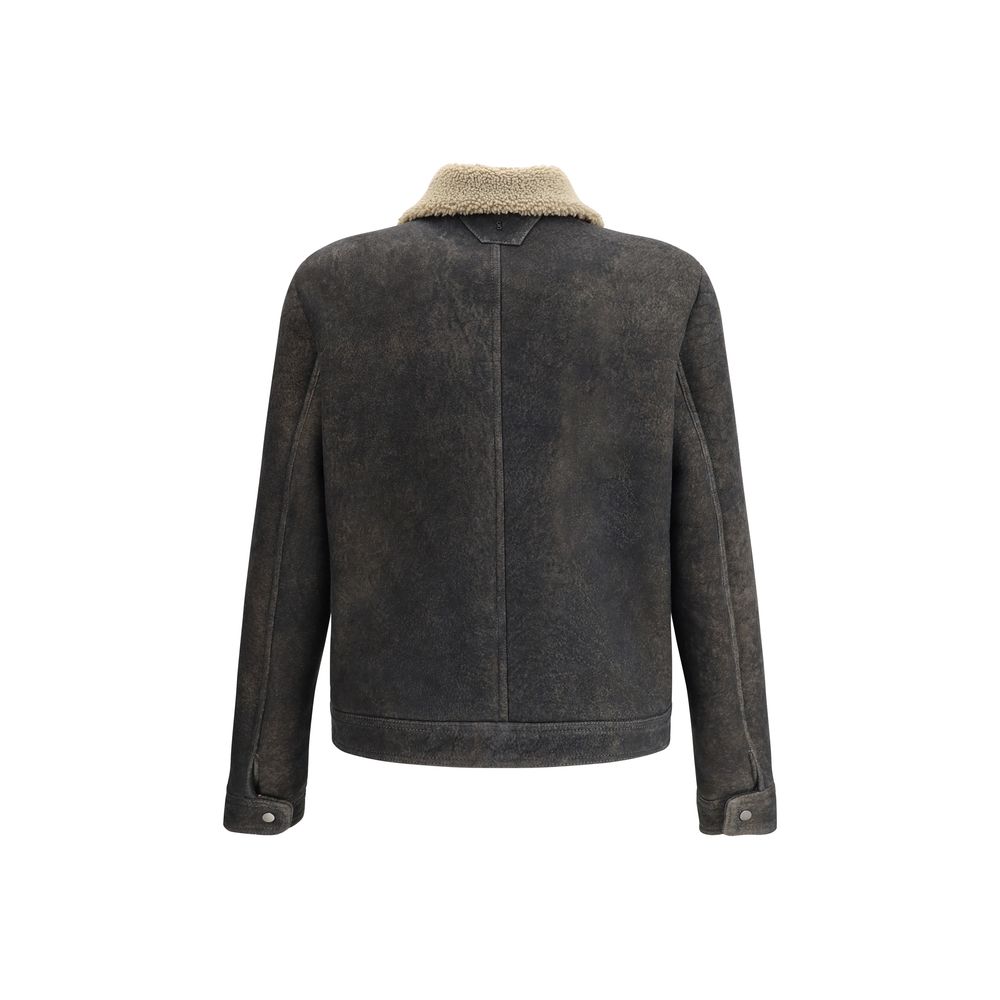 Salvatore Santoro Gray Lamb Ovis Aries Aries Coat | Regal Royce
