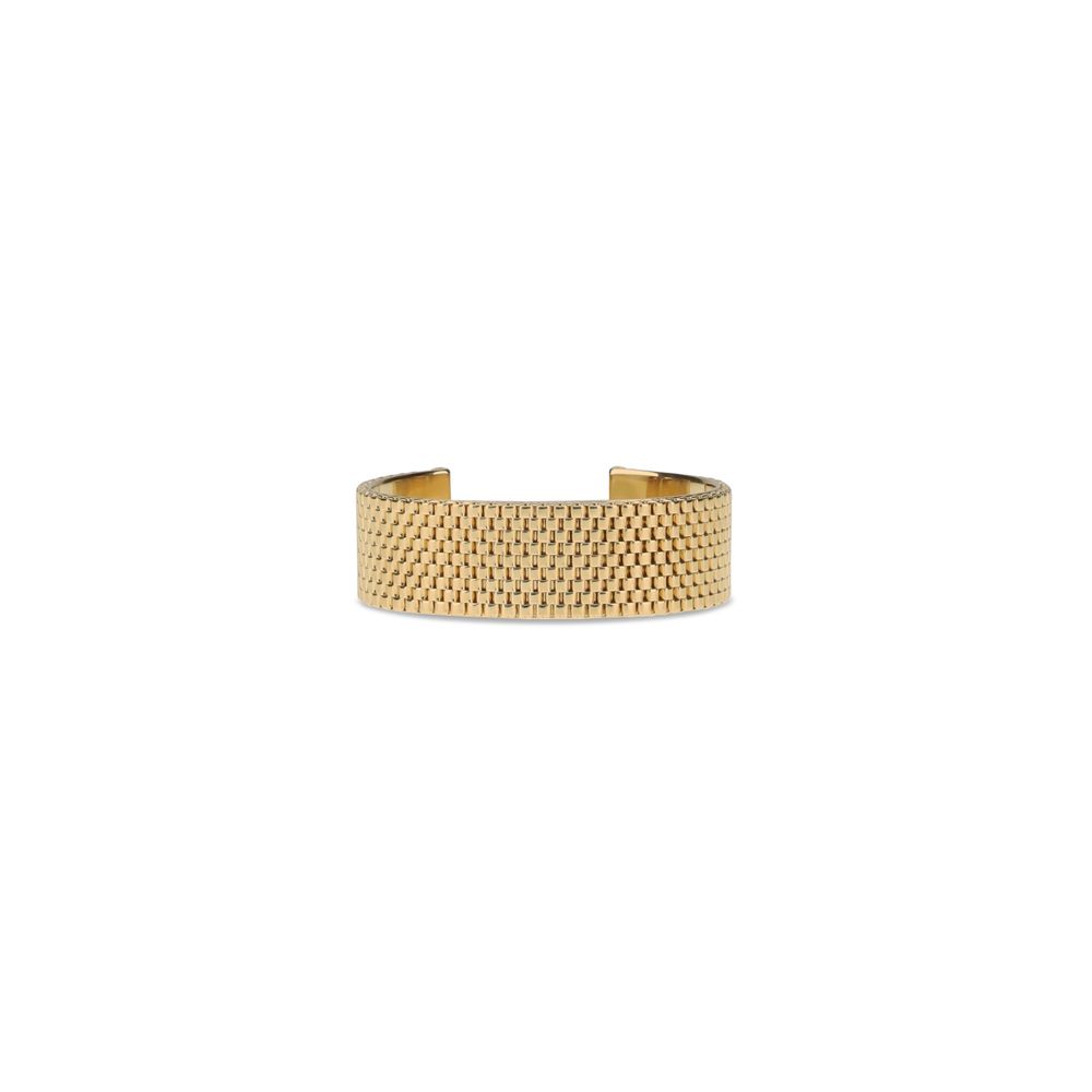 Jil Sander Gold Brass Bracelet | Regal Royce
