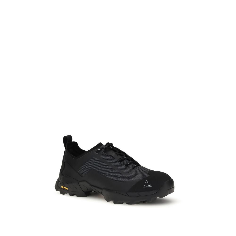 ROA Black Polyamide Athletic Sneakers | Regal Royce