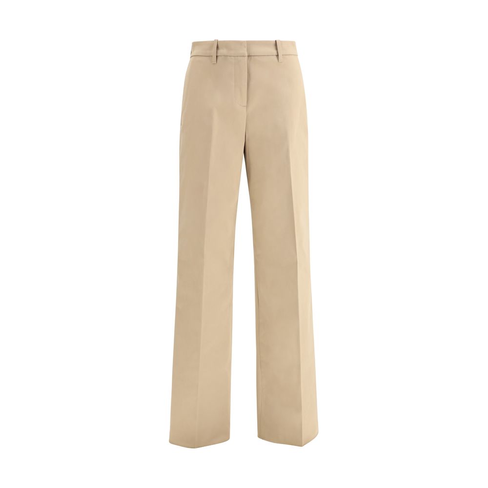 True Royal Beige Cotton Casual Pants | Regal Royce