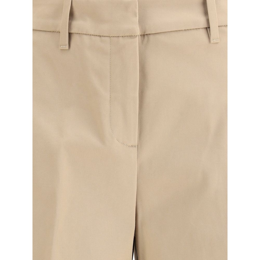 True Royal Beige Cotton Casual Pants | Regal Royce