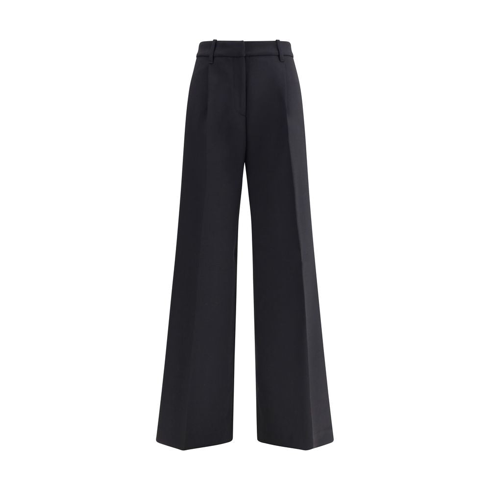 True Royal Black Wool Casual Pants | Regal Royce