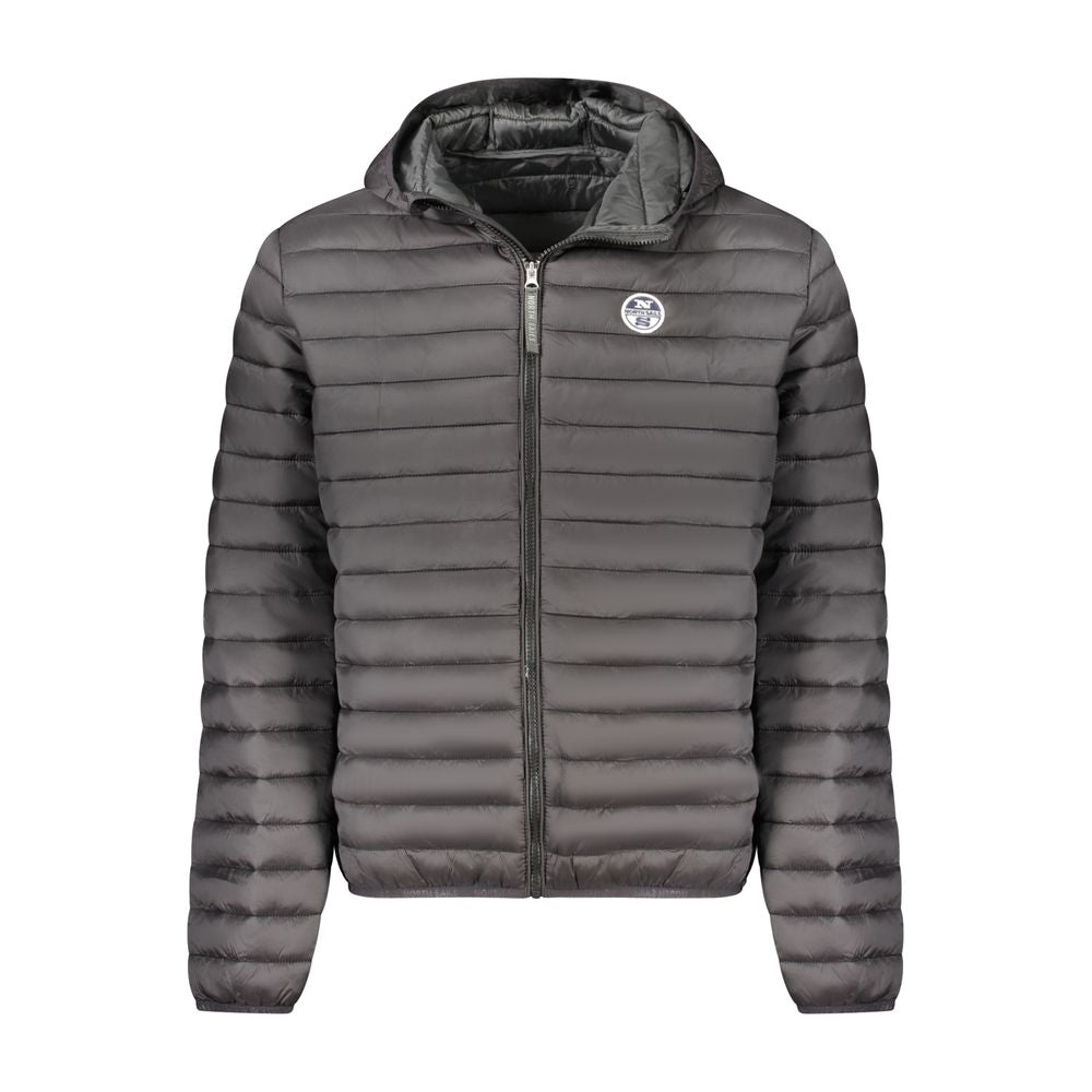 North Sails Black Polyester Men's Jacket | Regal Royce