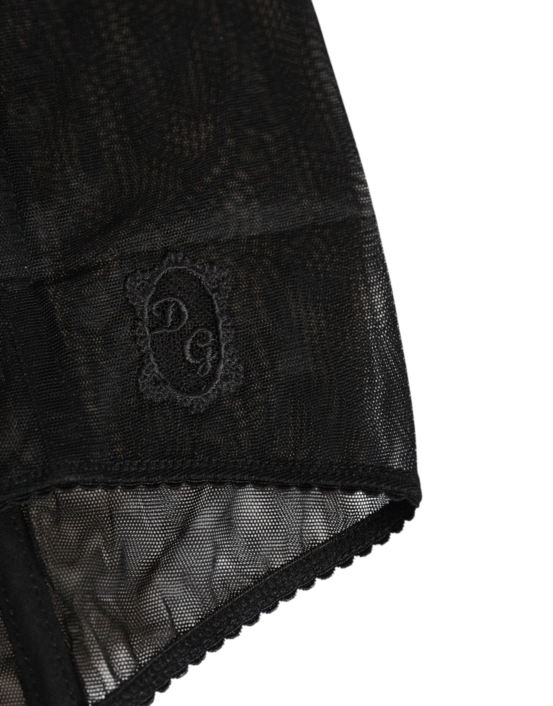 Dolce & Gabbana Black High Waist Mesh Sheer Shapewear Underwear | Regal Royce