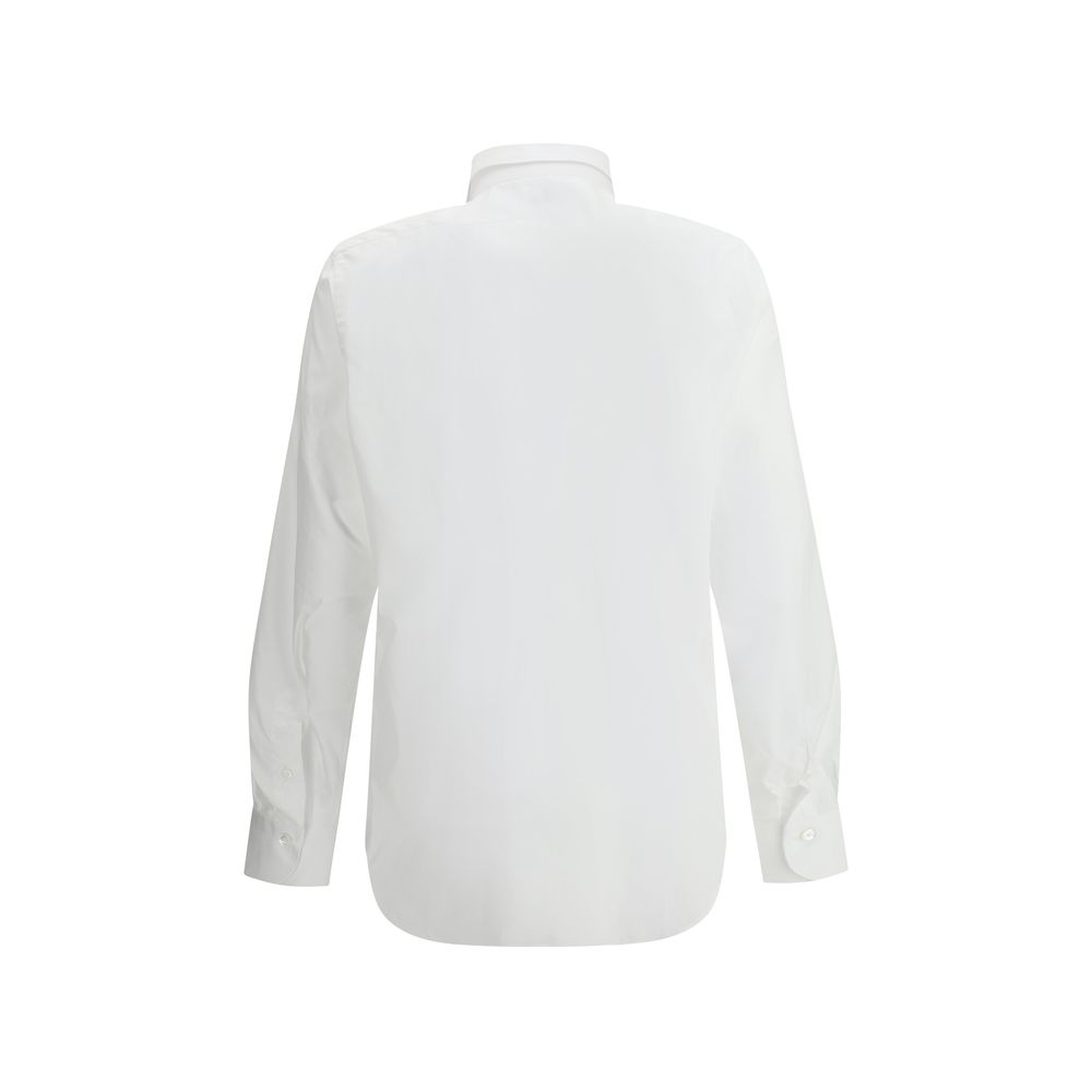 Finamore White Cotton Dress Shirt | Regal Royce