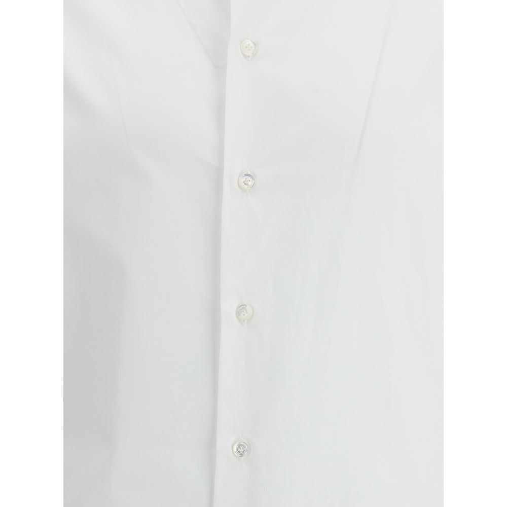 Finamore White Cotton Dress Shirt | Regal Royce