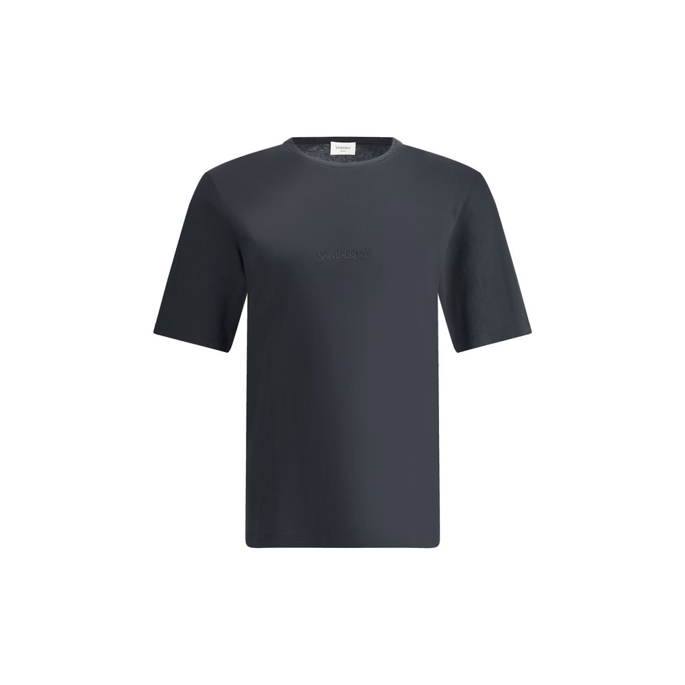 Saint Laurent Black Cotton T-Shirt | Regal Royce