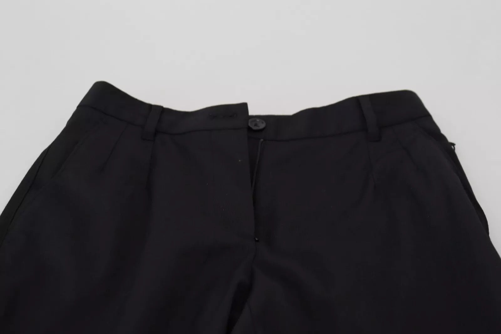 Dolce & Gabbana Black High Waist Skinny Trouser STAFF Pants | Regal Royce