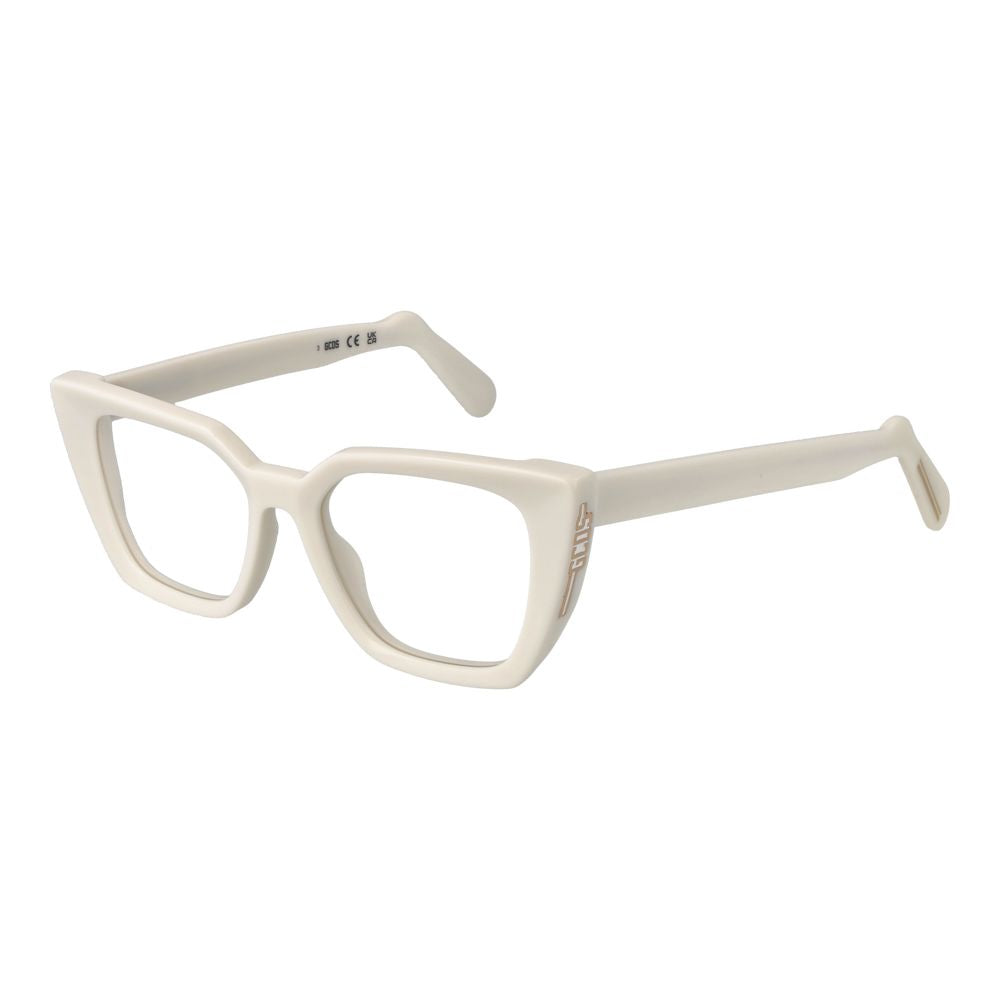 GCDS White Acetate Glasses (Frames) | Regal Royce