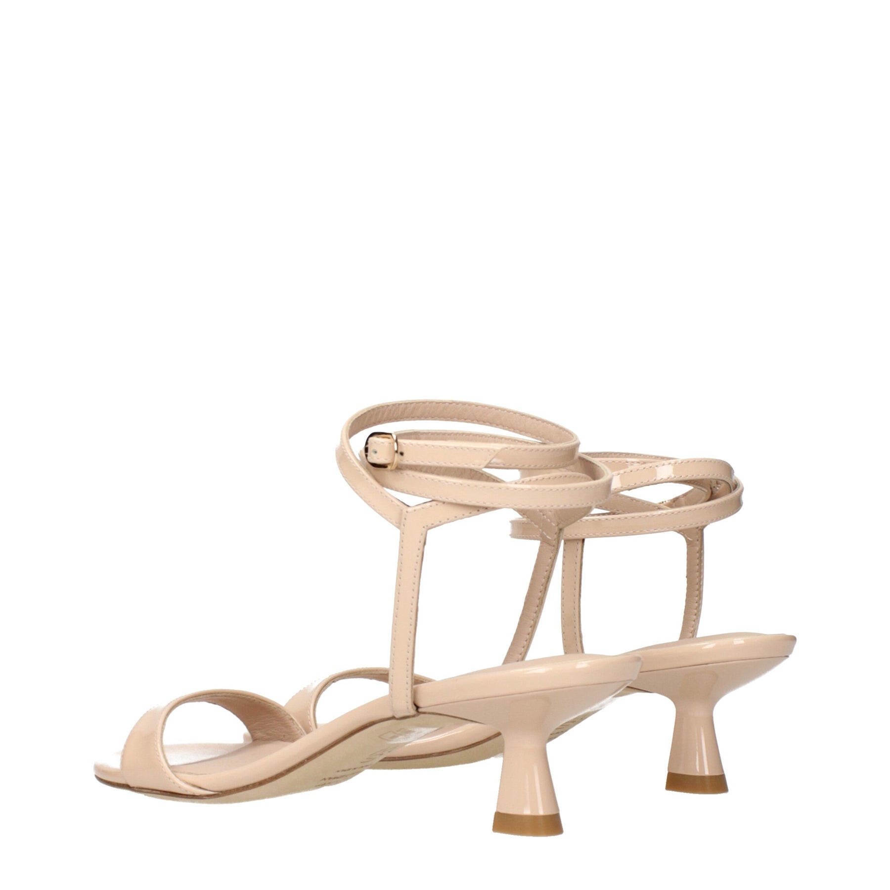 Stuart Weitzman Beige Leather Stiletto Heel Sandals | Regal Royce