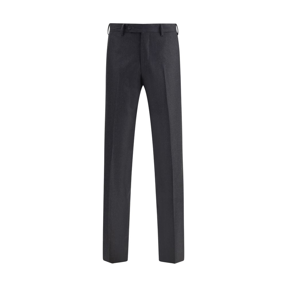 Germano Gray Fleece Wool Dress Pants | Regal Royce