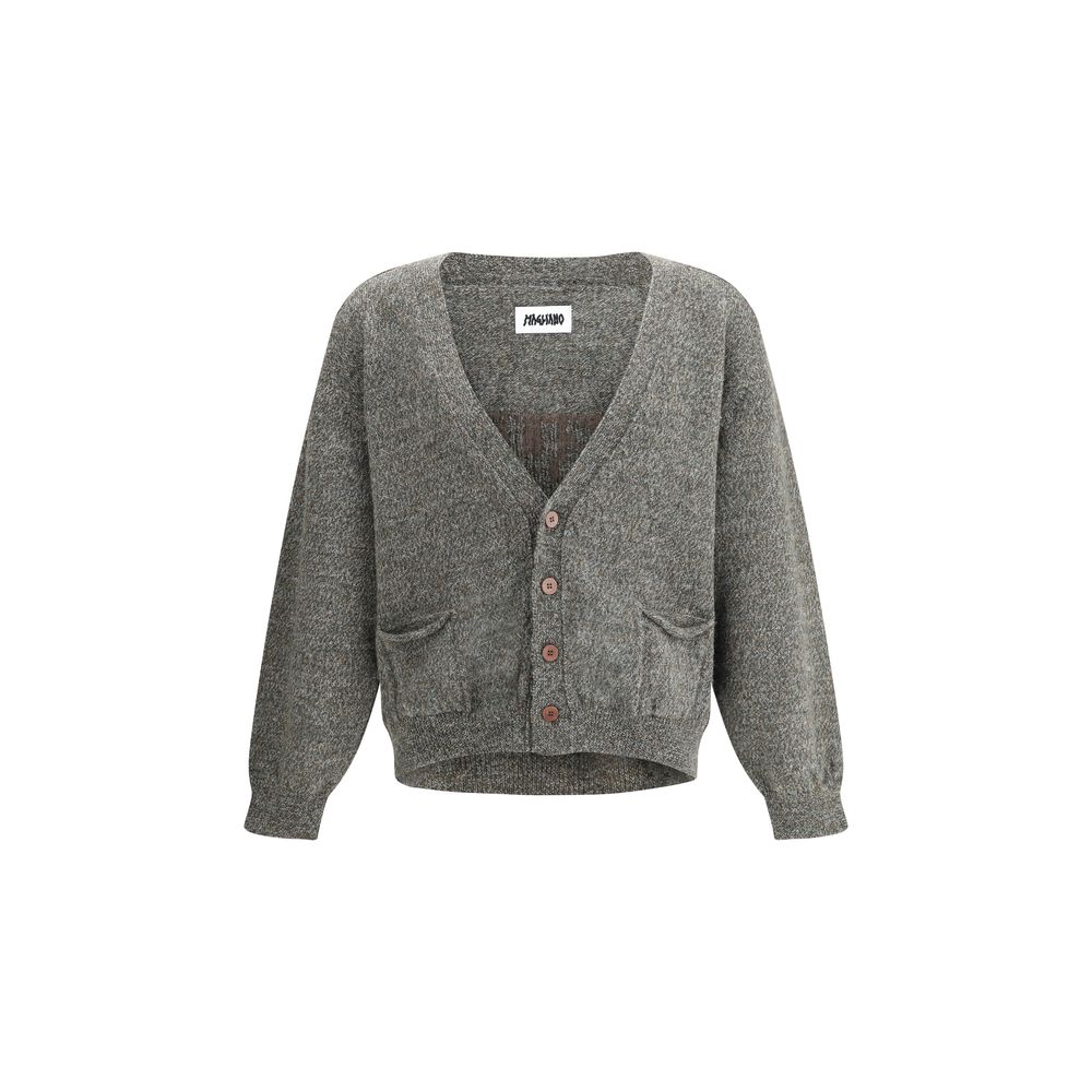 Magliano Gray Wool Cardigan | Regal Royce