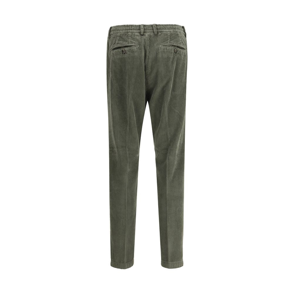 Cruna Bicolor Cotton Casual Pants | Regal Royce