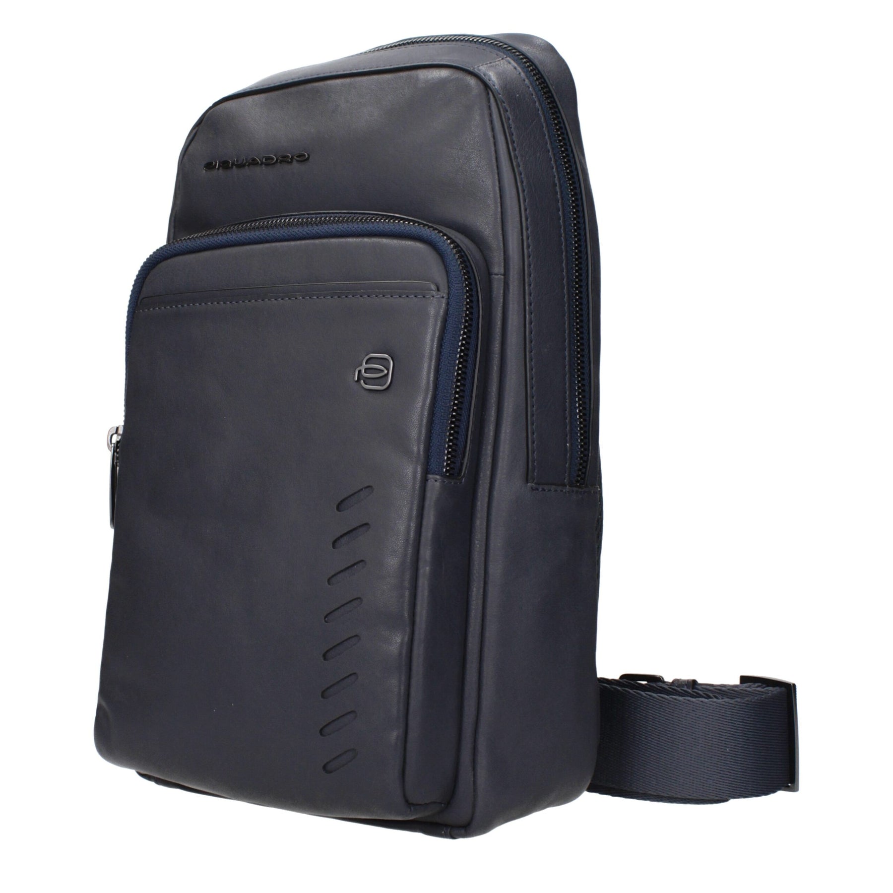 Piquadro Blue Leather Crossbody Bag | Regal Royce