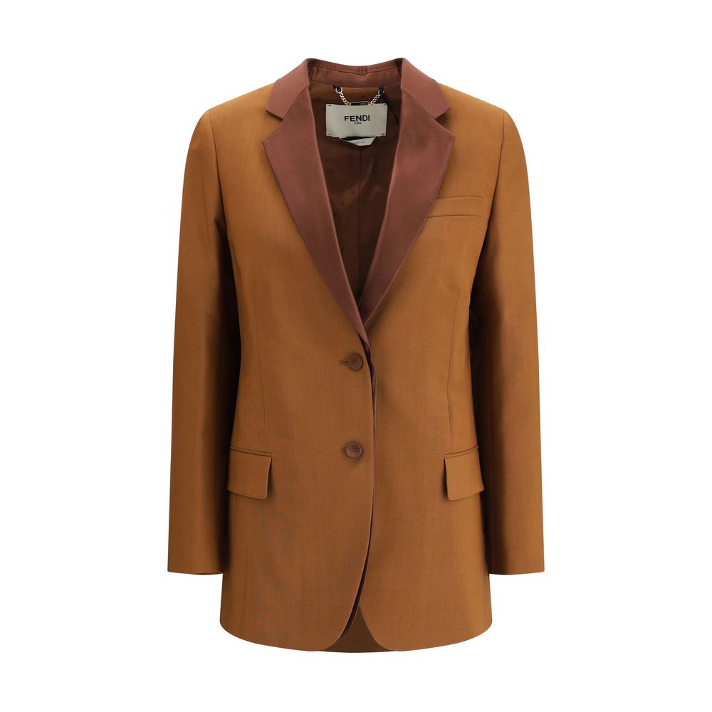 Fendi Brown Wool Blazer | Regal Royce