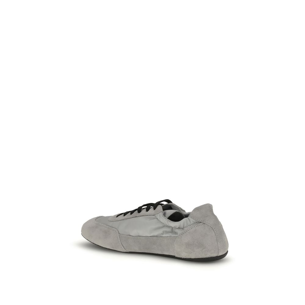 Prada Gray Rubber Athletic Sneakers | Regal Royce