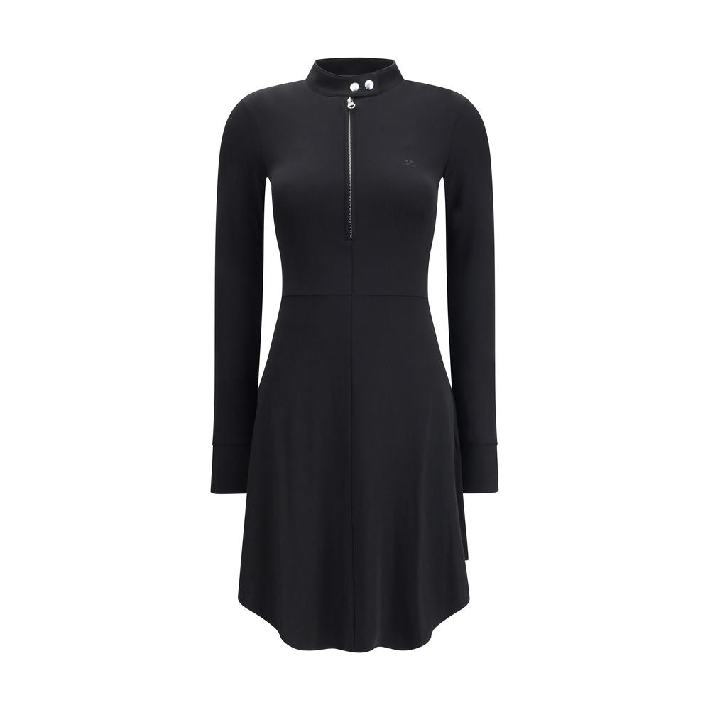 Courrèges Black Viscose Casual Dress | Regal Royce