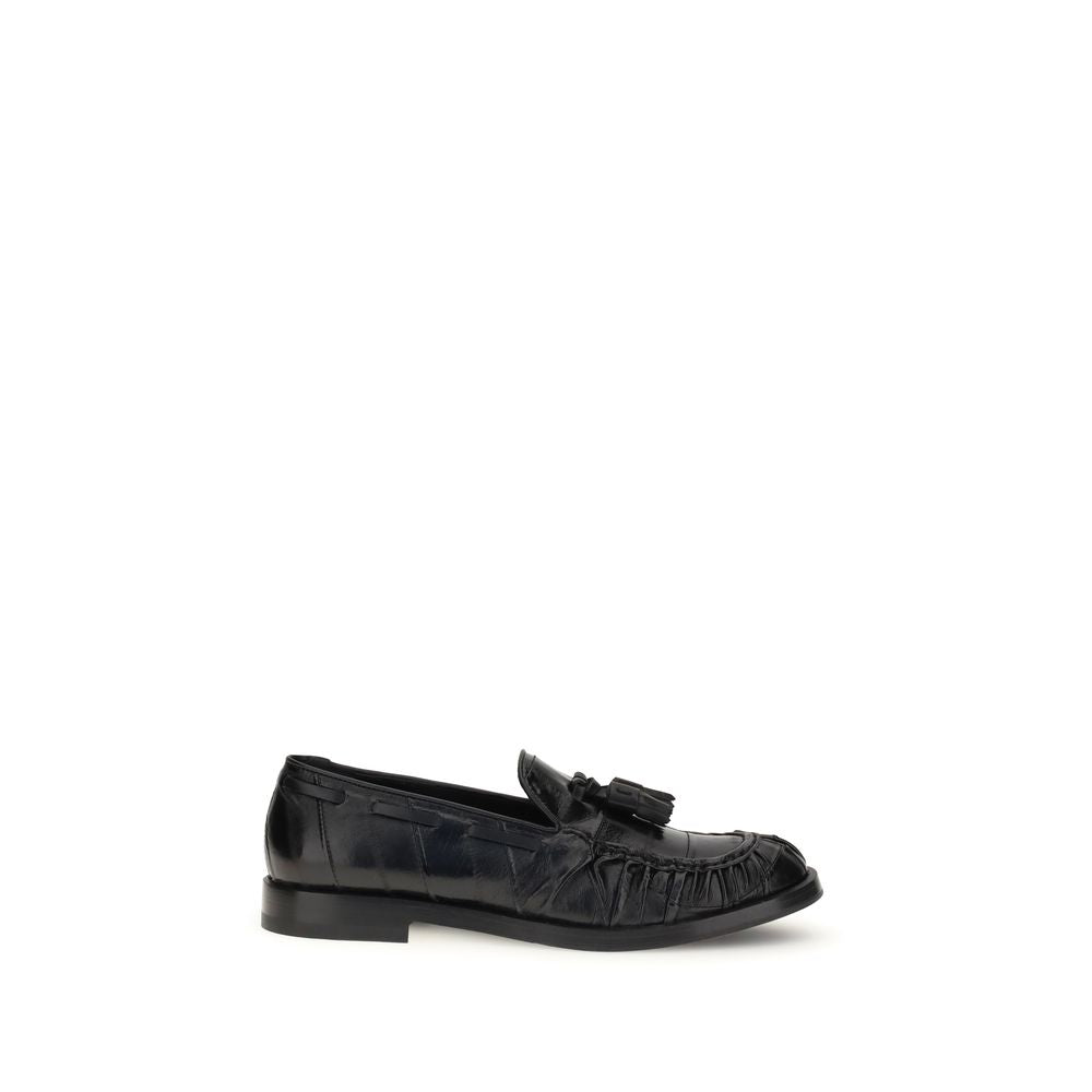 Fratelli Rossetti Black Rubber Slip-On Loafers | Regal Royce
