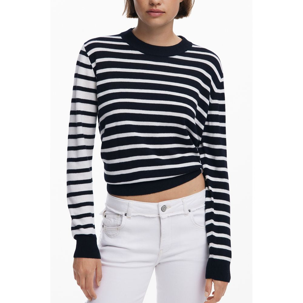 Desigual Black Wool Women Sweater | Regal Royce