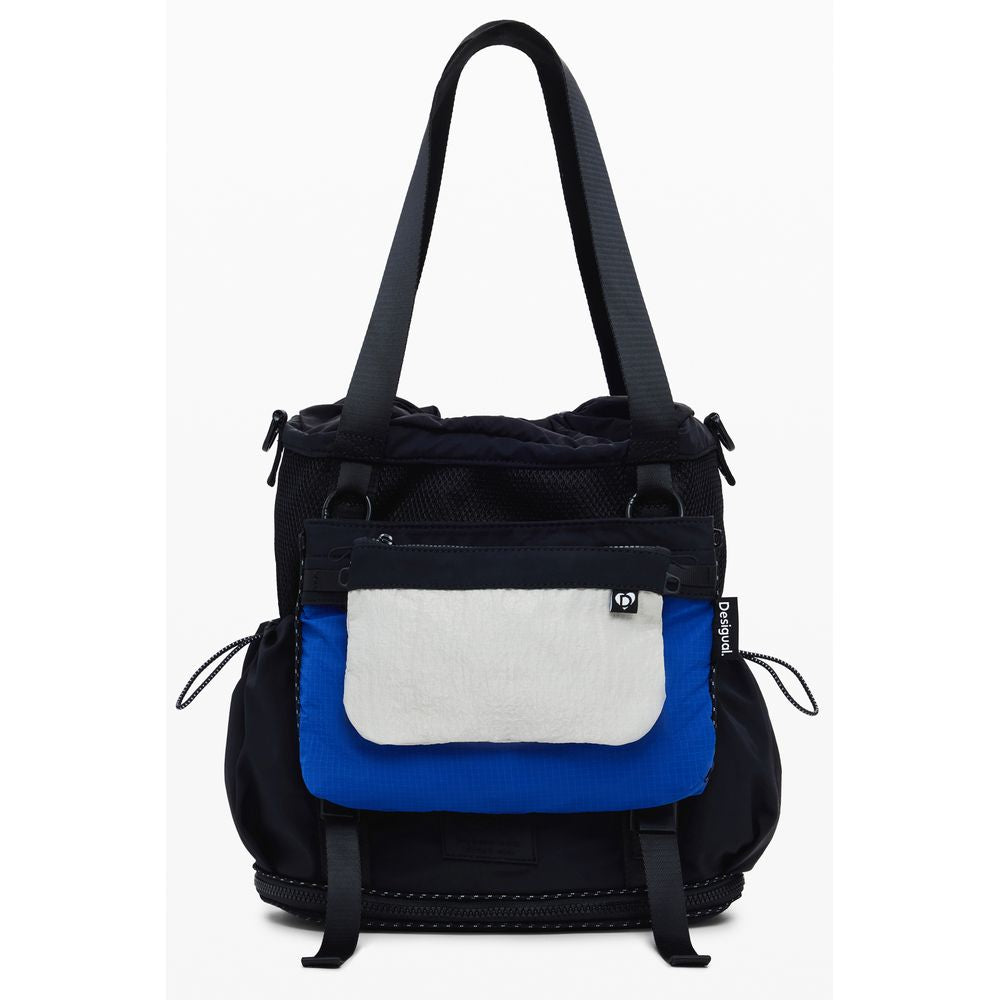 Desigual Black Polyester Women's Convertible Bag | Regal Royce