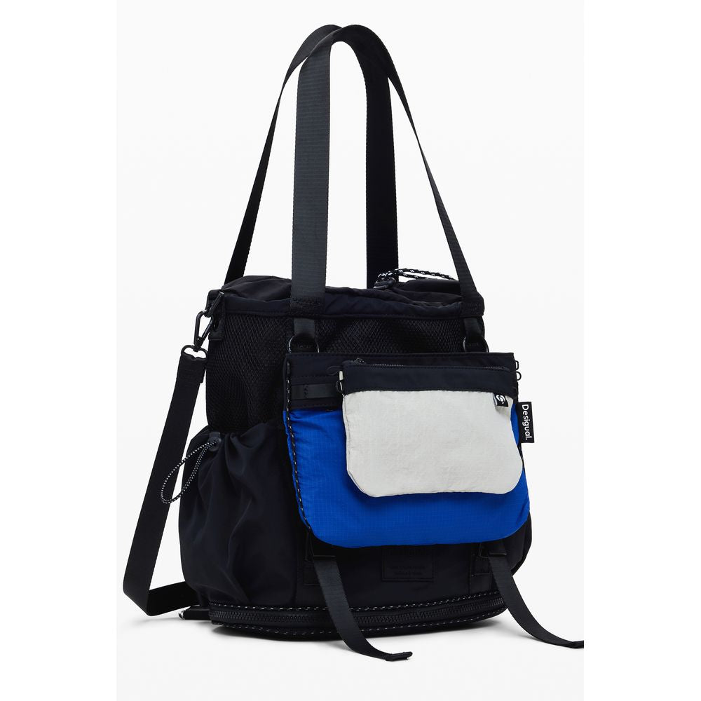 Desigual Black Polyester Women's Convertible Bag | Regal Royce