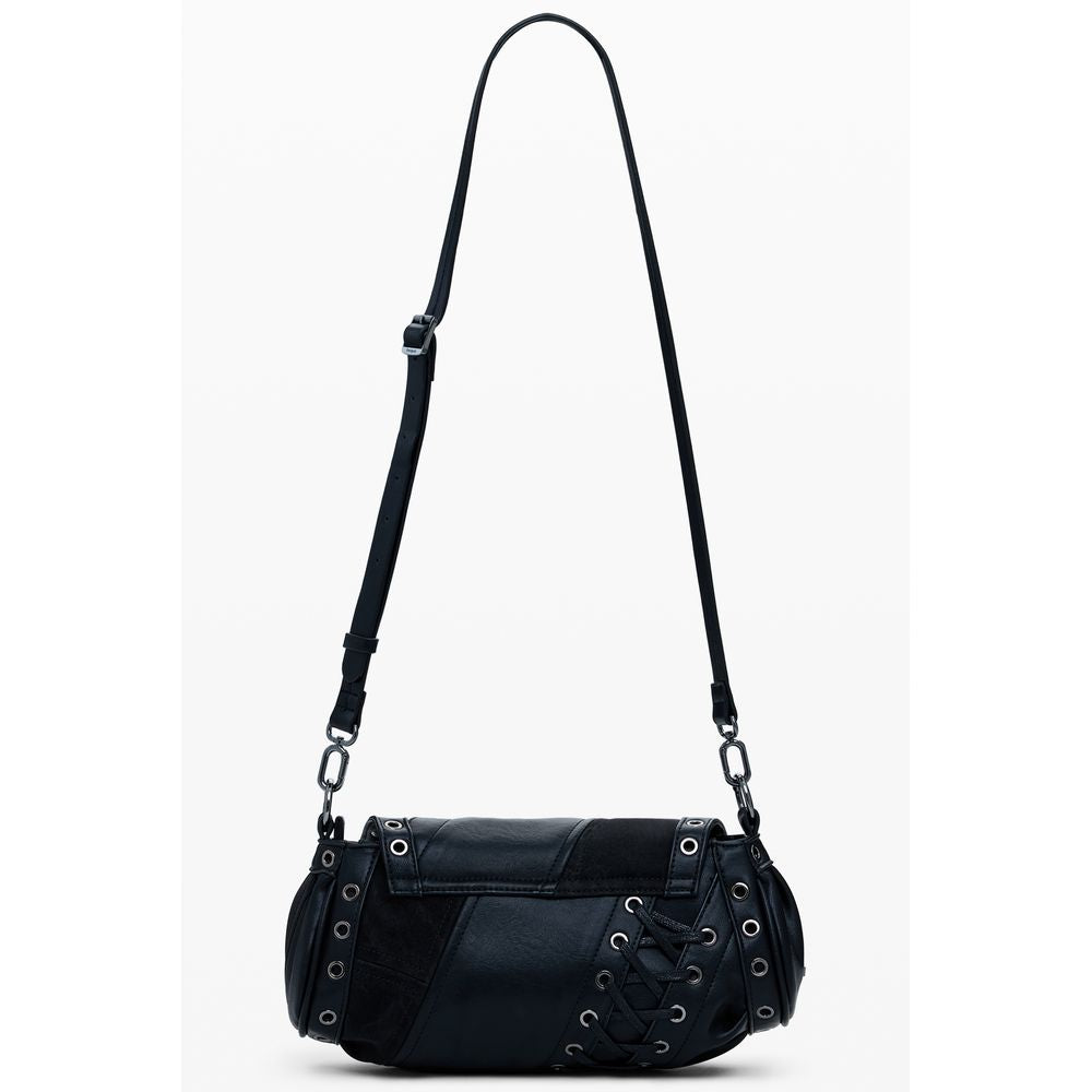Desigual Black Polyethylene Women Handbag | Regal Royce
