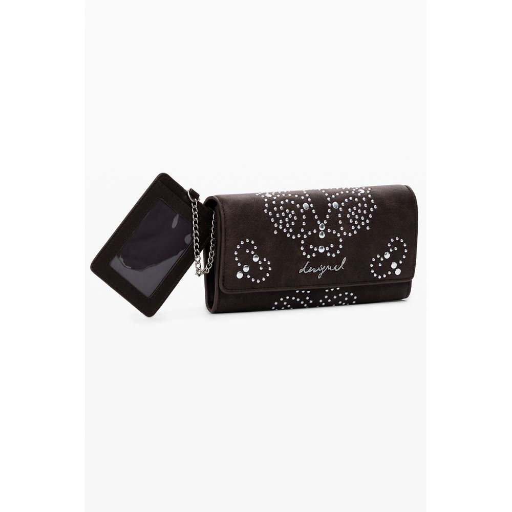 Desigual Marrone Poliuretano Women Wallet | Regal Royce