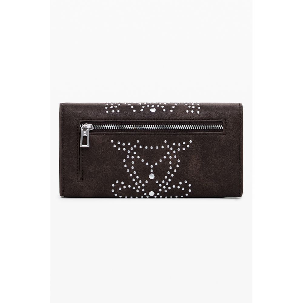 Desigual Marrone Poliuretano Women Wallet | Regal Royce