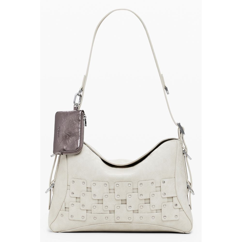 Desigual Beige Polyurethane Women's Bag | Regal Royce