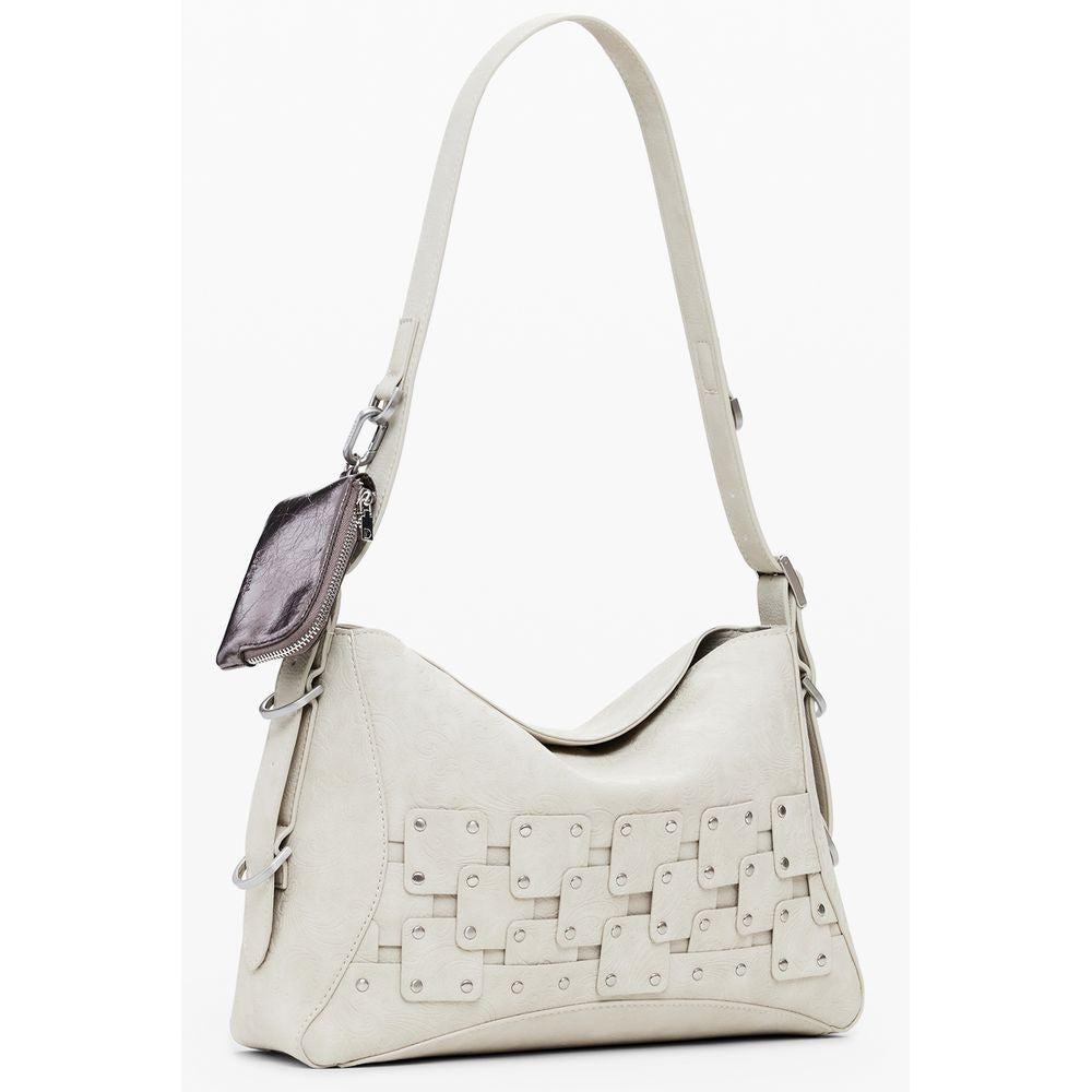Desigual Beige Polyurethane Women's Bag | Regal Royce