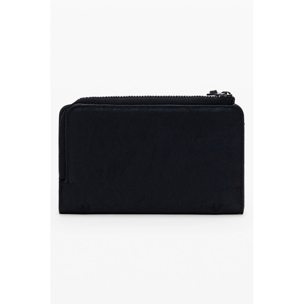 Desigual Nero Poliuretano Women Wallet | Regal Royce