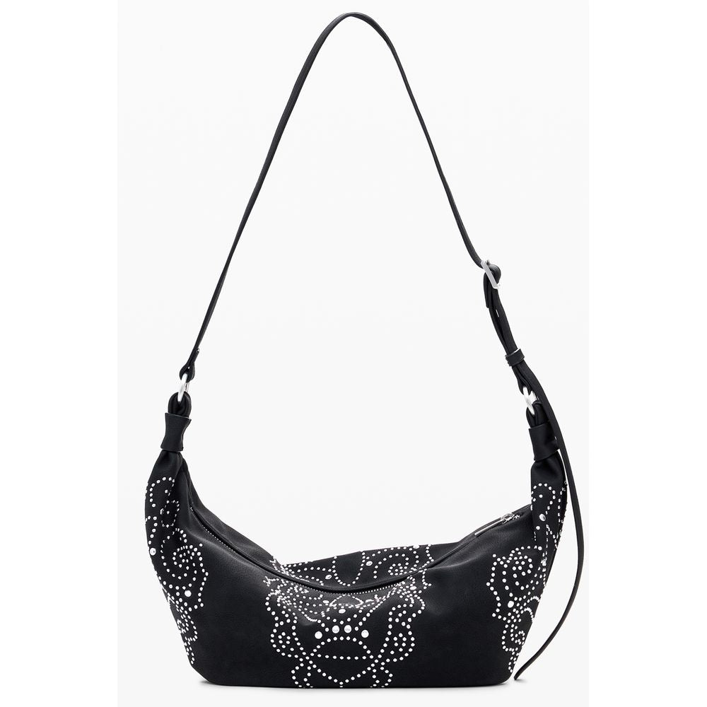 Desigual Nero Poliuretano Women Handbag | Regal Royce