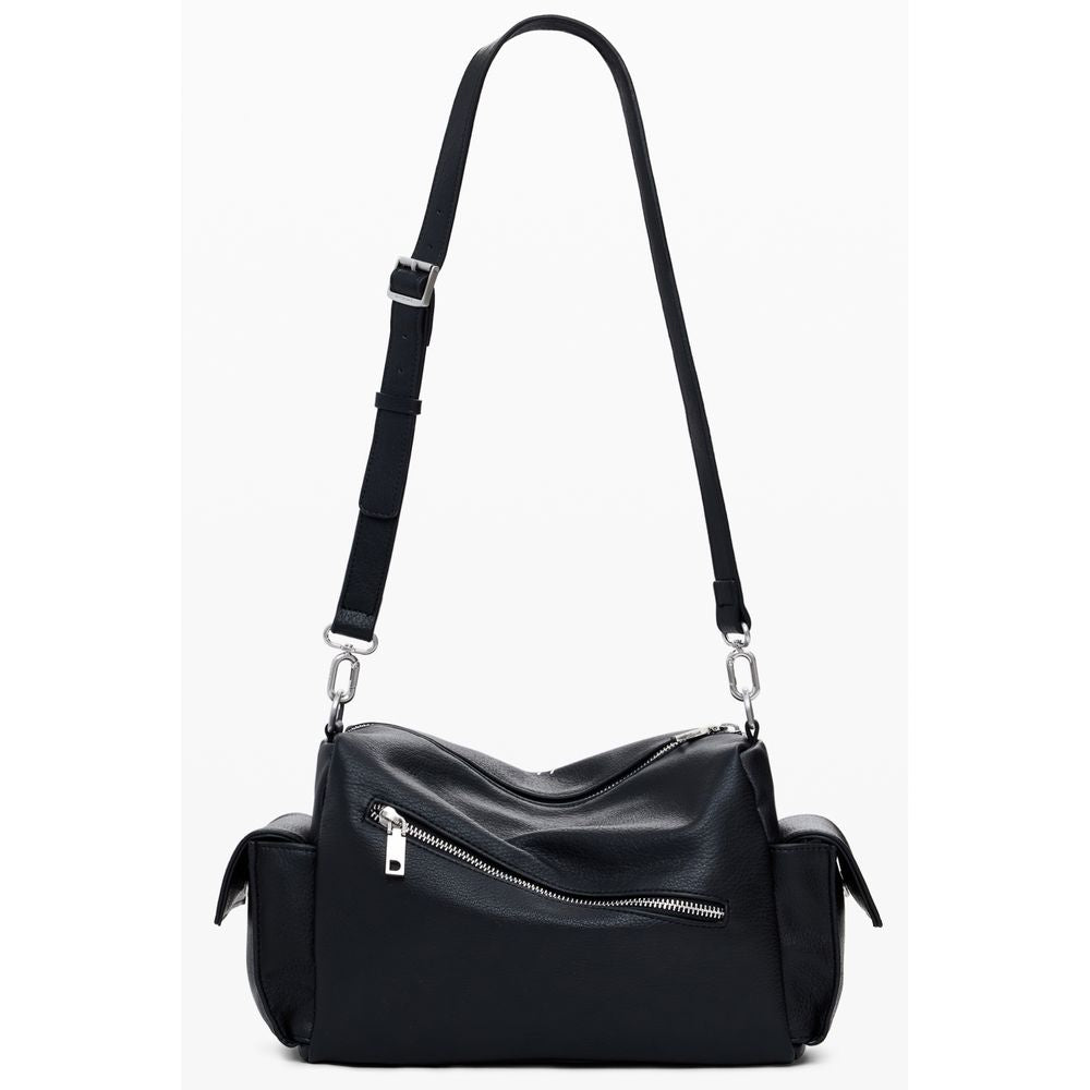 Desigual Black Polyurethane Women's Handbag | Regal Royce