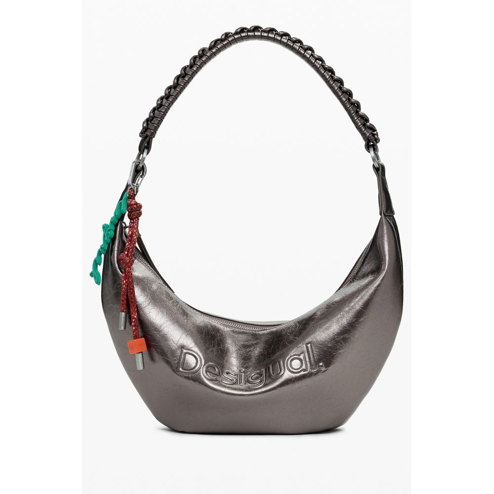 Desigual Bronze Polyethylene Women Handbag | Regal Royce
