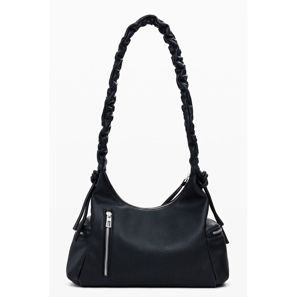 Desigual Nero Polyurethane Women Handbag | Regal Royce