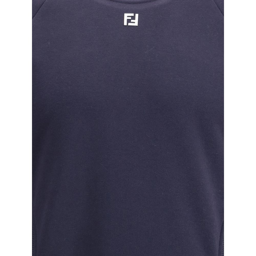 Fendi Blue Cotton Sweatshirt | Regal Royce