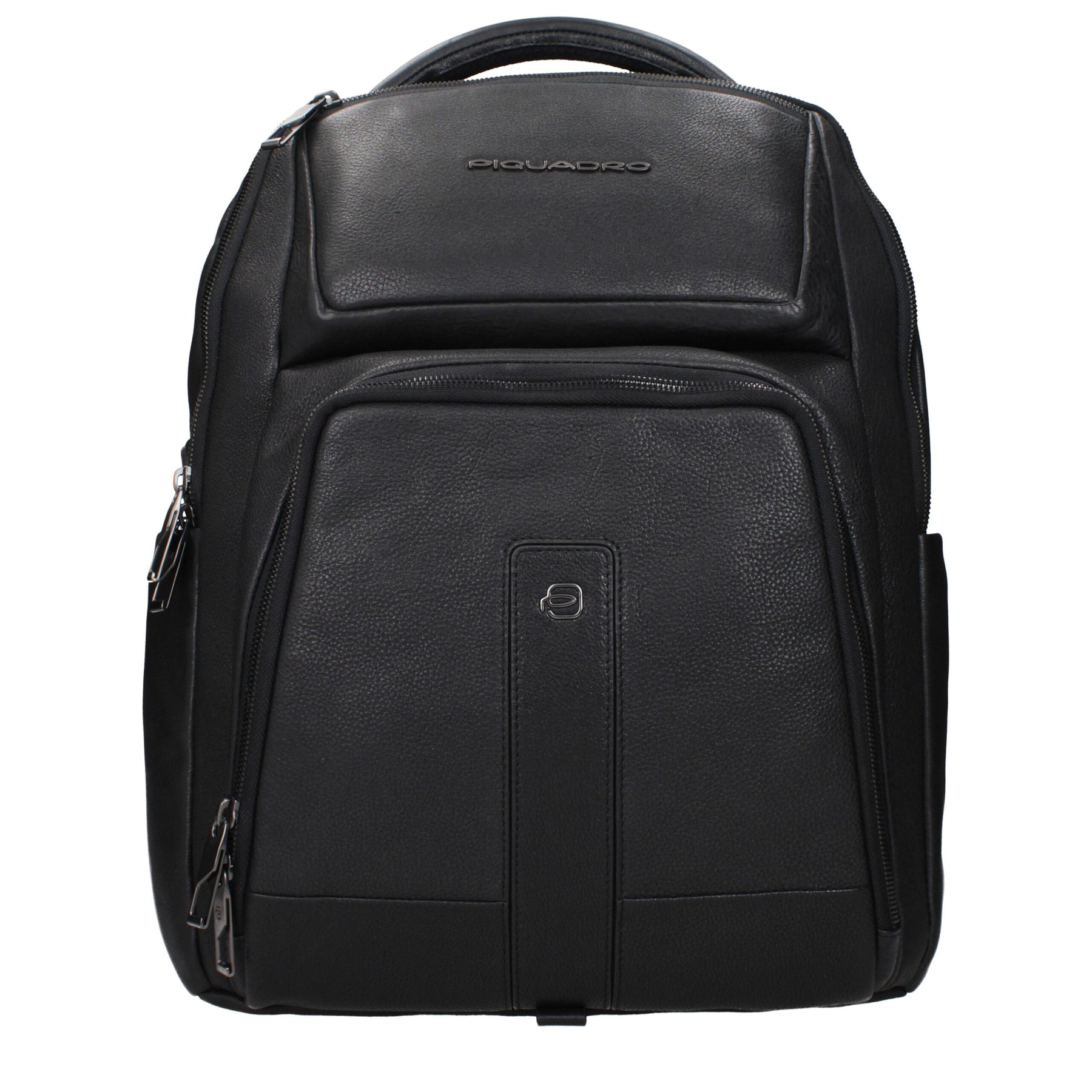 Piquadro Black Leather Backpack | Regal Royce