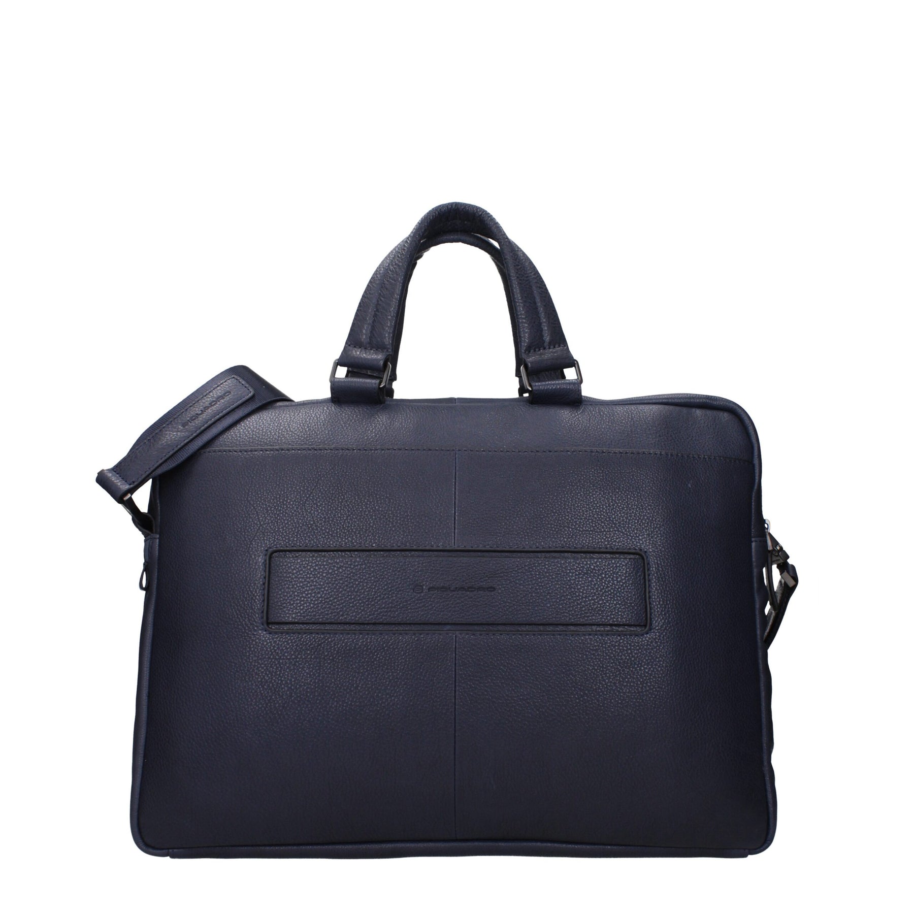 Piquadro Blue Leather Business And Laptop Bag | Regal Royce