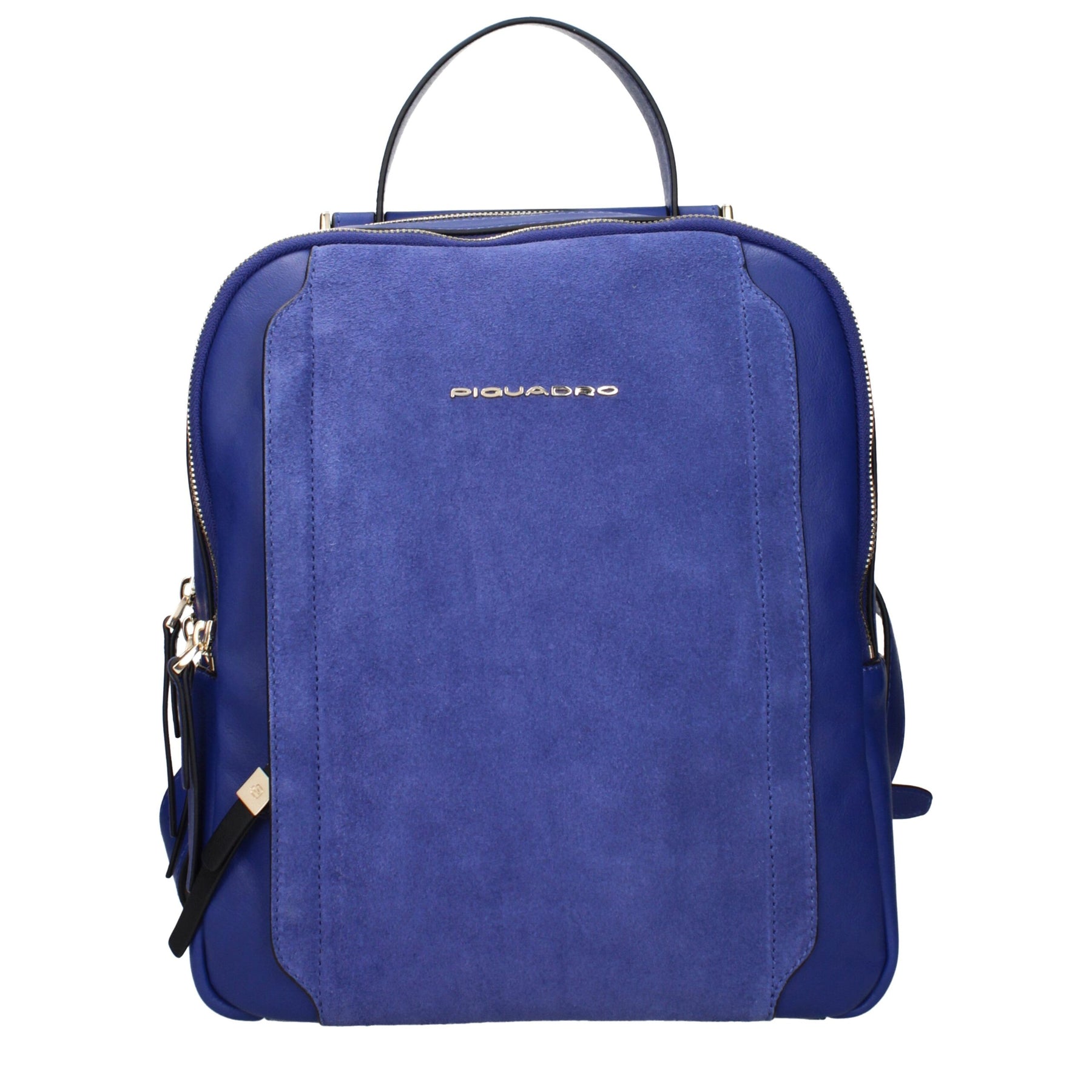 Piquadro Blue Leather Backpack | Regal Royce