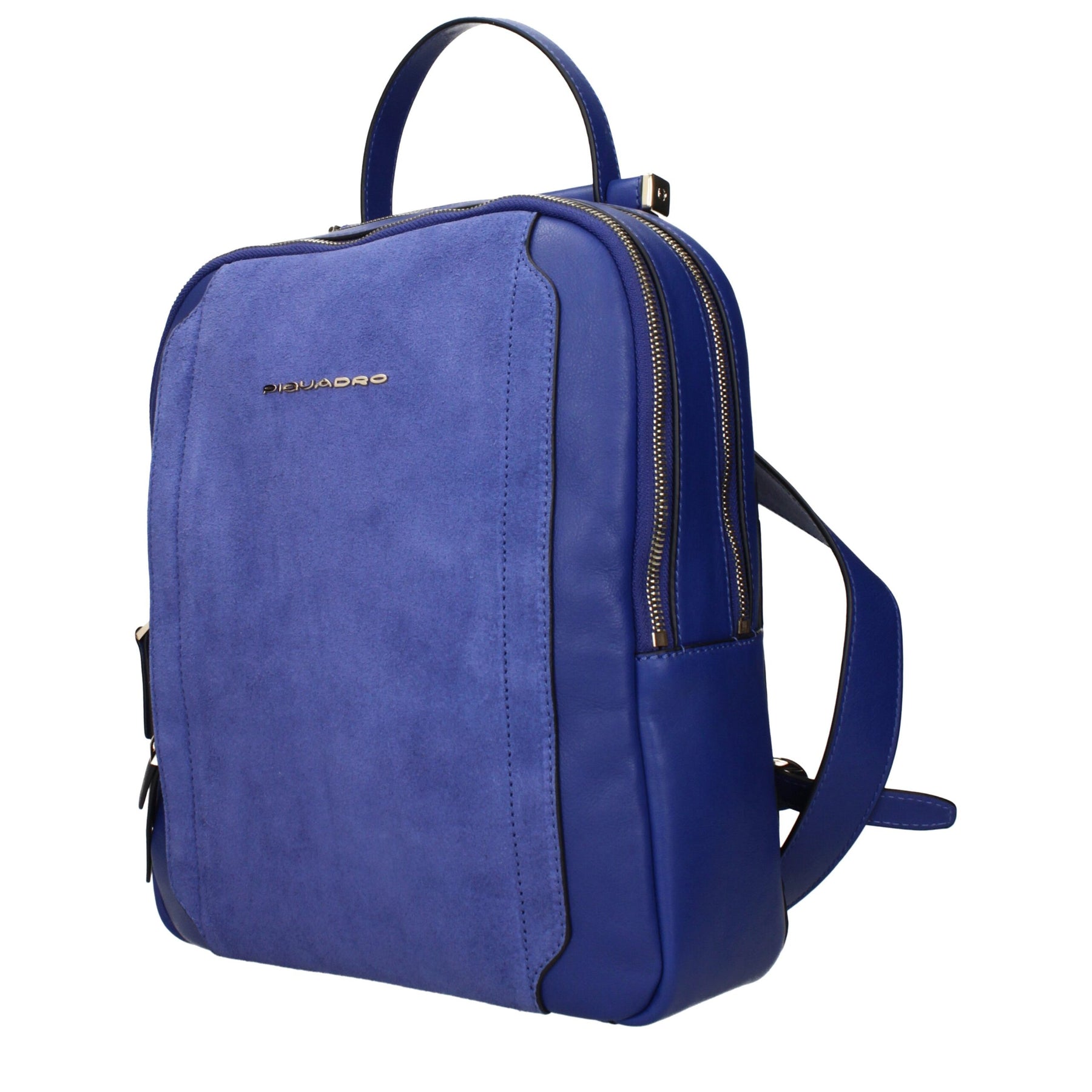 Piquadro Blue Leather Backpack | Regal Royce