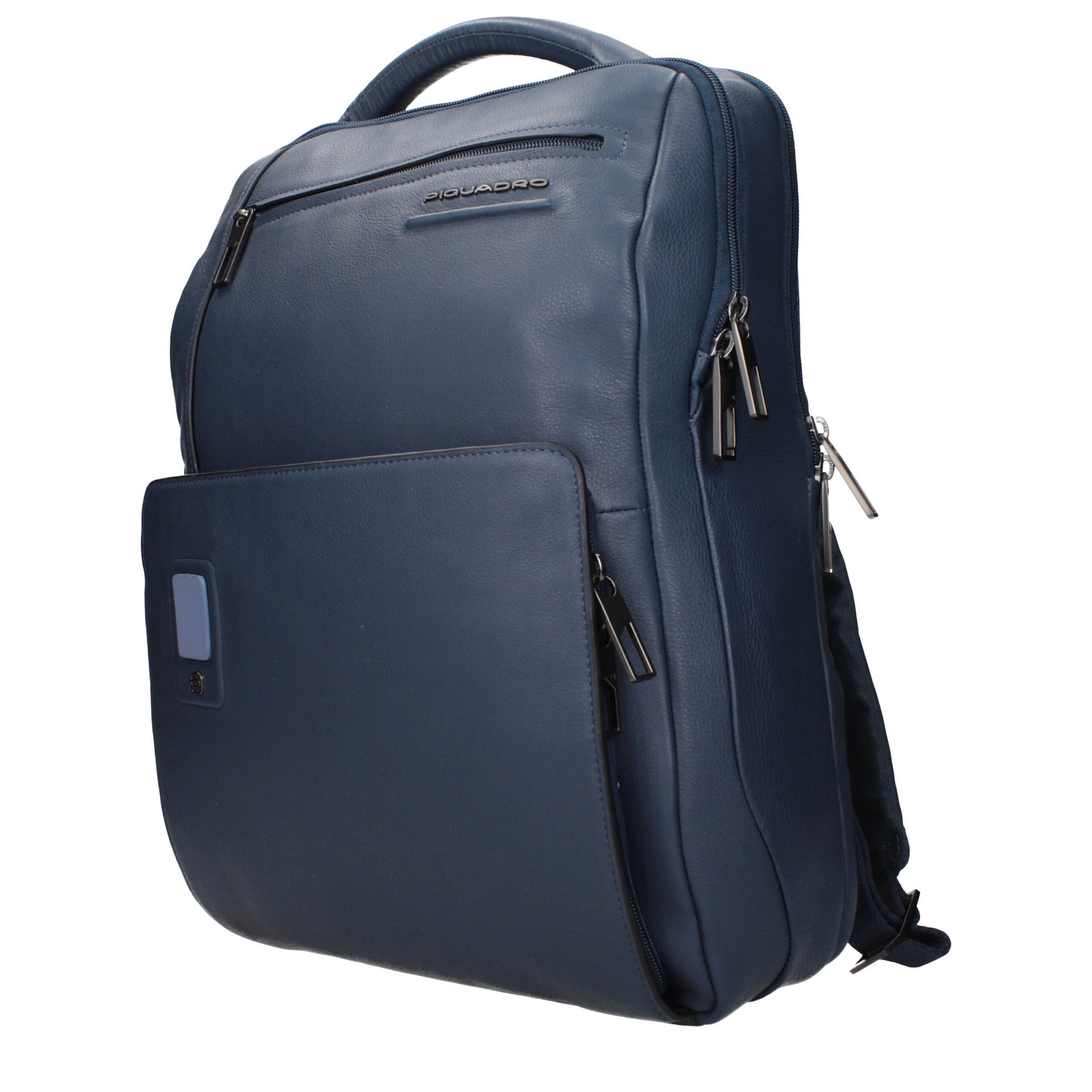 Piquadro Blue Leather Backpack | Regal Royce