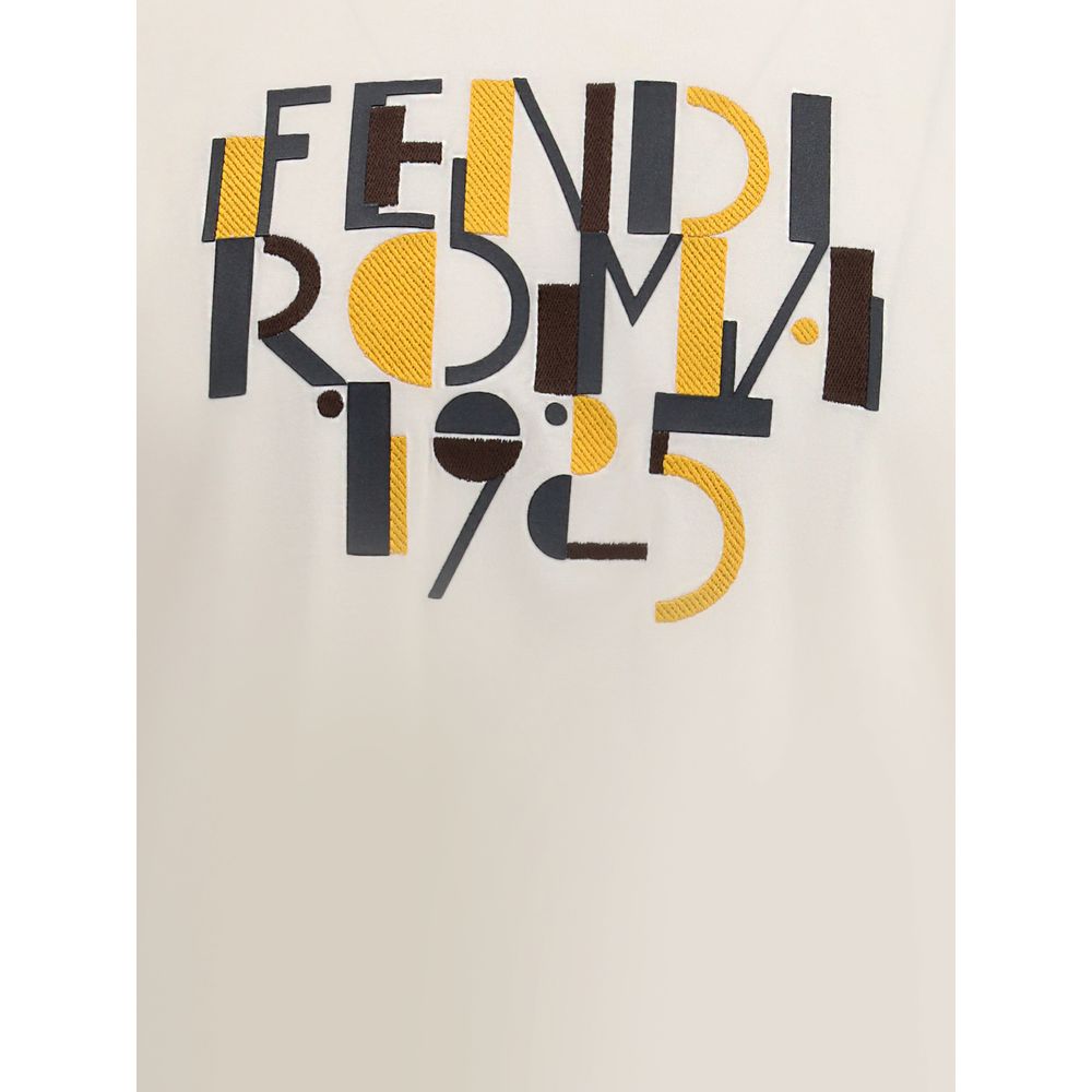 Fendi White Cotton T-Shirt | Regal Royce
