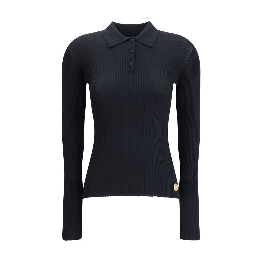 Dolce & Gabbana Black Cashmere Polo Shirt | Regal Royce