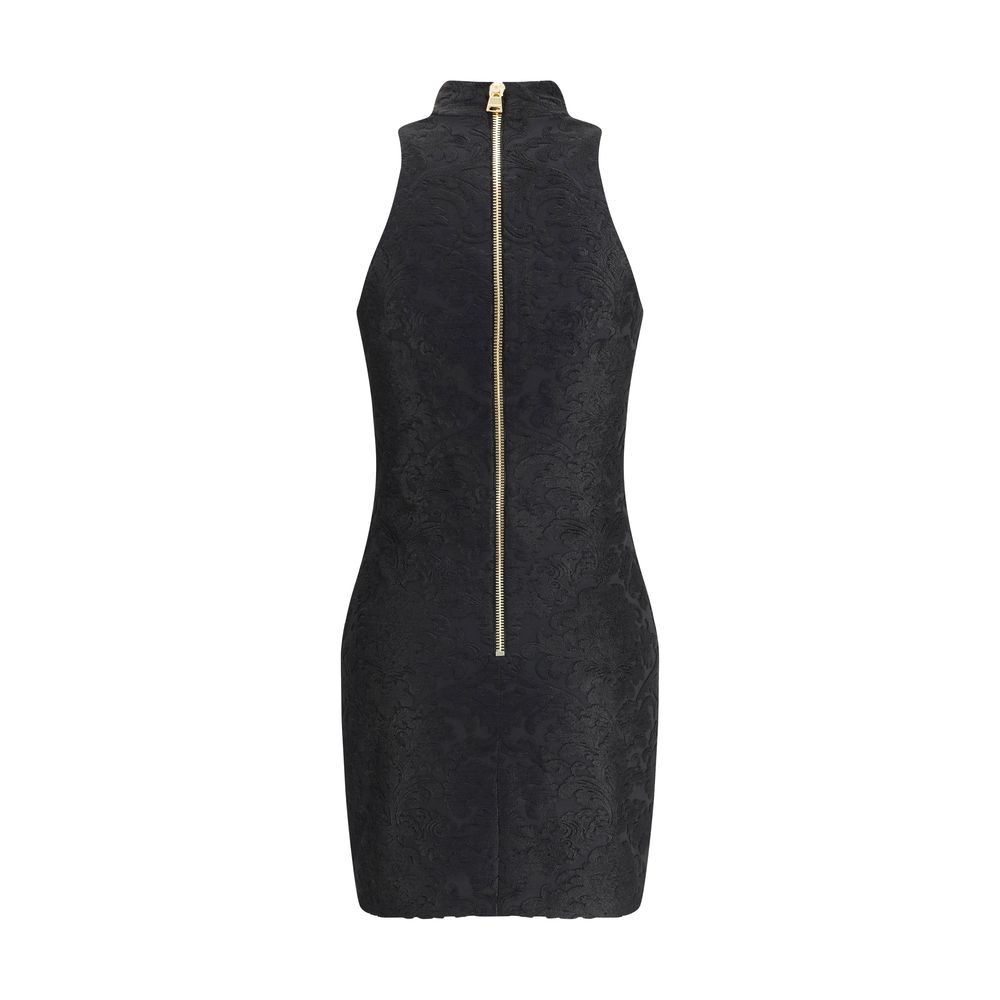 Balmain Black Viscose Cocktail Dress