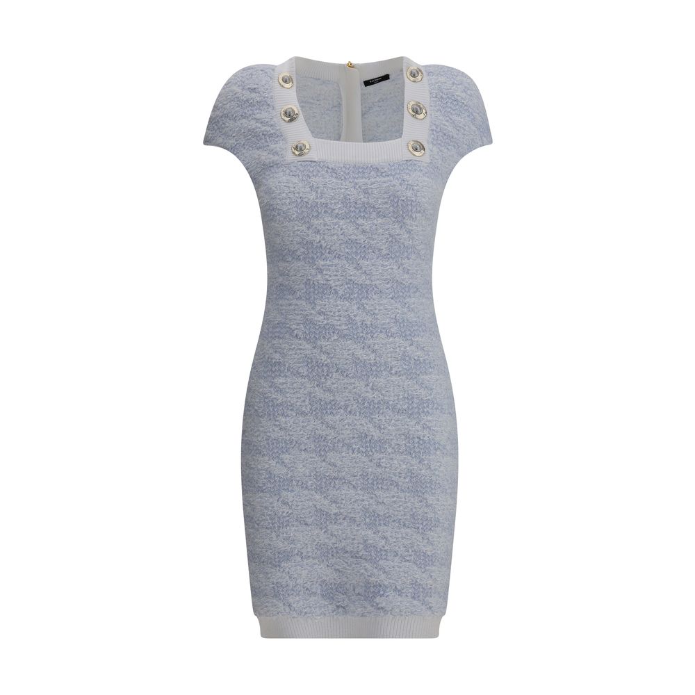 Balmain Light Blue Polyamide Casual Dress | Regal Royce